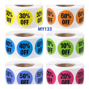 Custom Logo <strong>Label</strong> Sticker Print Adhesive Oil Proof Waterproof Vinyl Paper Thank You Coffee Cup Stickers Roll <strong>Packaging</strong> <strong>Labels</strong> - Product Image 6