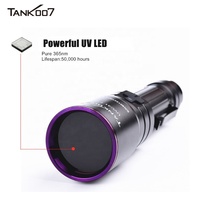Tank007 UVC31 Lampe torche puissante pour inspection NDT, lumière noire, détection de fuite de gaz, lampe torche UV 365nm, lampe LED Linternas