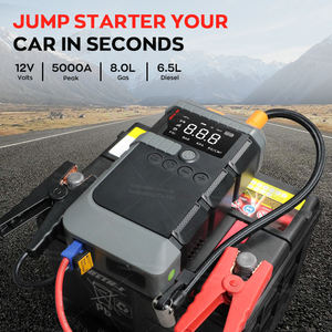 Jihong OEM/ODM 12V 1000A 비상 점프 스타터 2500mAh 무선 공기 압축기 3-in-1 자동차 및 트럭 용 - Product Image 4