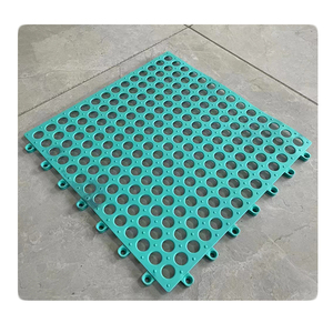 Baldosas de suelo de goma entrelazadas Baldosas de cubierta de piscina de ducha antideslizantes para pisos - Product Image 1