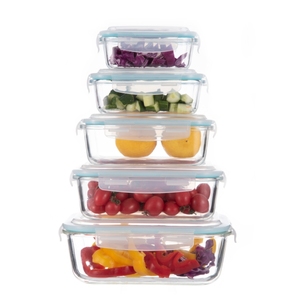 Ikoo kín thực phẩm thủy tinh Borosilicate có nắp đậy - Product Image 1