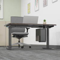 Customize Computer Case Holder Under Standing Desk PC Cases Adjustable CPU Tower Black White Gray Steel Bracket