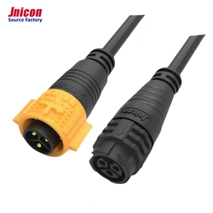 Jnicon M19 20A Ngoài Trời IP67 Không Thấm Nước Cáp Dây Cắm Nam Nữ Bảng Điều Chỉnh Núi Ổ Cắm 2 3 4 5 Tùy Chỉnh Pins Kết Nối - Product Image 3