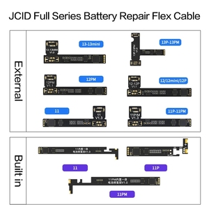 สายแพรซ่อมแบตเตอรี่แท้<span class=keywords><strong>ค</strong></span>ุณภาพสูงแบบติดแท็ก JCID สำหรับ iPhone 17 16 15 14 <span class=keywords><strong>13</strong></span> 12 11 <span class=keywords><strong>Pro</strong></span> <span class=keywords><strong>Max</strong></span> 14 15 16 Plus และ SE3 - Product Image 2