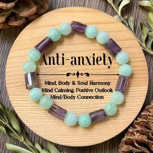 Pulsera de Piedra Natural con Cuentas de Vidrio Coloridas, Vitalidad y Fuerza de Vida, MOQ Bajo, Se Aceptan Muestras Personalizadas - Product Image 1