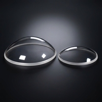 Lentille de protection sphérique en verre optique BK7/K9/silice fondue/saphir, personnalisée en usine, pour caméra sous-marine