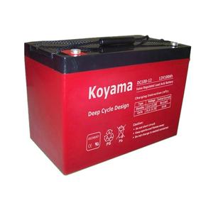 Baterai UPS asam timbal AGM 100AH, baterai untuk mobil listrik, Kereta Golf, skuter 8V 12V memenuhi kemampuan bersepeda Tinggi tugas berat 200AH - Product Image 1