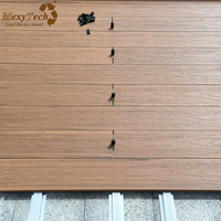 Terrasse extérieure composite WPC/plancher de terrasse/planche de bois dur massif sans soudure terrasse et revêtement de sol WPC
