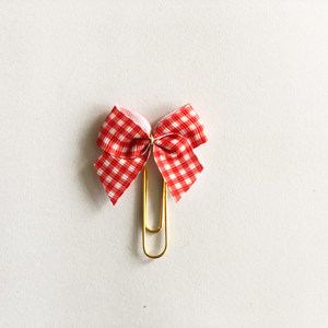 Planificador Bow Page Clips Bookmark Scrapbook Bow Clips Traveler's Notebook Journal para kits <span class=keywords><strong>de</strong></span> planificador - Product Image 1