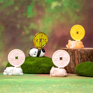 Yu Mo Craft Resin Animal Dolls <b>Blind</b> Box Cartoon Desktop Ornaments Home Decoration Souvenir Gift - Product Image 1