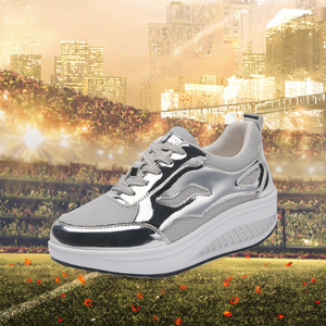 Zapatillas Deportivas de Mujer con Cordones, de Caña Baja, para Caminar en Invierno, Correr, con Plataforma para Aumentar la Altura, Malla Transpirable, para Trotar en Primavera - Product Image 2