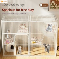 Vente en gros : Cage pour chat, Villa pour chat, Niche pour chat, Maison pour chat, Grand espace, Grande villa d'élevage, Adapté à l'élevage et à l'usage en intérieur