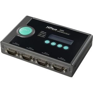 Moxa NPort 5450-T, Servidor de Dispositivos Seriales de 4 Puertos, Módulo de Comunicación Ethernet - Product Image 1