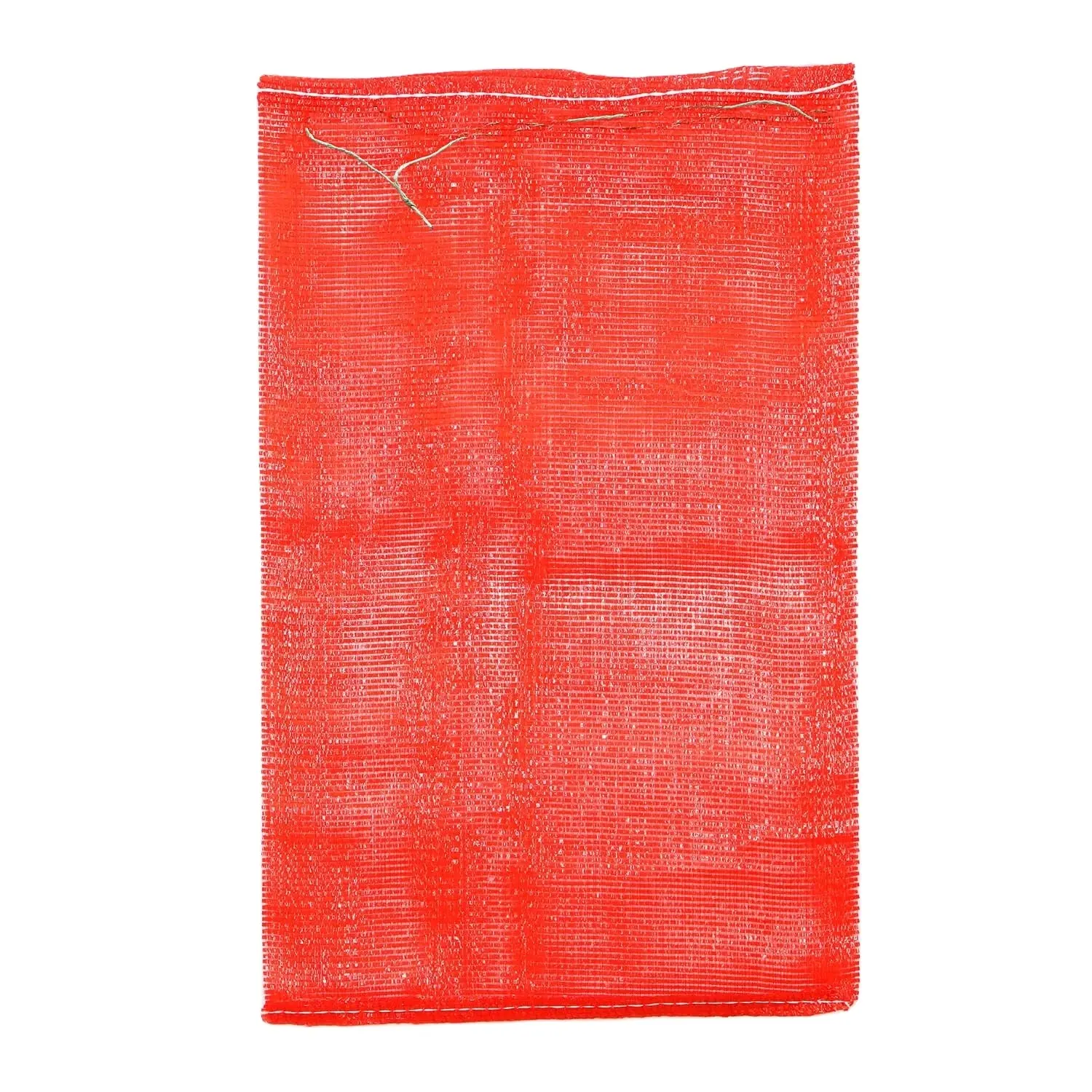 Borsa da imballaggio in plastica personalizzata per frutta e verdura 50*80cm colore rosso per patate con maglia di cipolla borsa tubolare a rete leno per cipolle