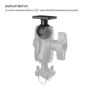 VINmount 2.25-inch ball head <b>monitor</b> mount, marine mount, 38.1*63.5mm standard hole spacing, for agricultural machinery - Product Image 4
