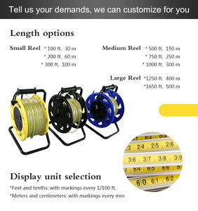 Macsensor 100m Grid Dip Tape Steel Meter Indikator Kedalaman Air Sumur Bor Sensor Meter - Product Image 2