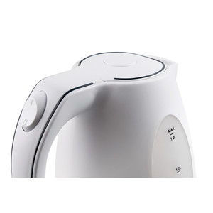 Bollitore elettrico Lacor 1.3L bianco con indicatore del livello dell'acqua per uso in cucina - Product Image 3