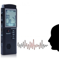 Enregistreur vocal USB professionnel 4 Go, 8 Go, 16 Go, 32 Go, 96 heures d'enregistrement, dictaphone numérique avec lecteur WAV MP3