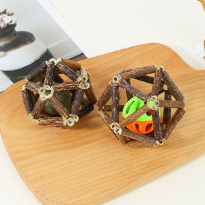 Jouet à mâcher pour chat Rarewe Pet Products, balle à mâcher en silvervine et catnip, nettoyage des dents, avec clochette, pour chats - Product Image 2