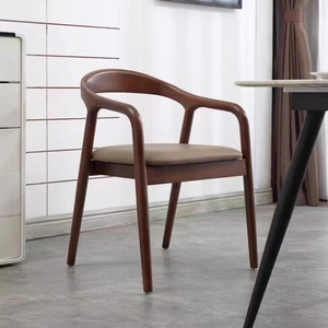 Modern Walnut Color Wooden <strong>Chair</strong> Wholesale Solid Wood <strong>Chairs</strong> <strong>for</strong> Hotel Use Accent Furniture <strong>Antique</strong> Dinning Room <strong>Chairs</strong> - Product Image 3
