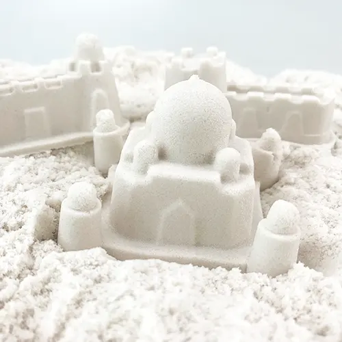 जादू रेत 1kg सफेद रंग खेलने रेत आपूर्तिकर्ताओं मॉडलिंग रेत थोक थोक डीलर