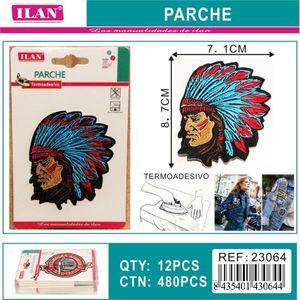 Patch Termoadesivo Ilan 8.7x7.1 Cm per Abbigliamento - Product Image 1