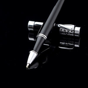 ปากกาเจลโลหะสีดำแบบกำหนดเองได้ พร้อมสลักโลโก้ส่วนตัวสำหรับธุรกิจ - Product Image 4