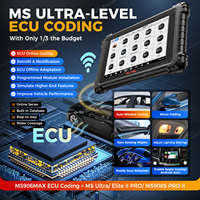 Escáner OBD2 Autel MaxiSYS MS906MAX para Todos los Autos, Analizador de Motor MS906 MAX, Herramienta de Diagnóstico Profesional de Sistema Completo para Vehículos