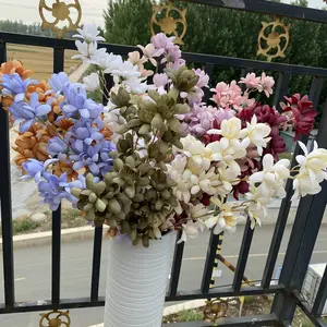 Fiore artificiale essiccato lungo solo nuovo pistacchio alto ramo decorazione per matrimonio palla orchidea felice weddii