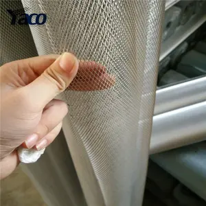 Perforated aluminium gutter guard mesh 1m x 30m security window or door screens