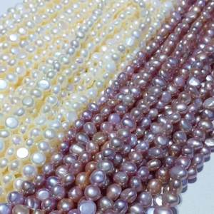 Perla barroca de agua dulce <span class=keywords><strong>Natural</strong></span> de 5-6mm, abalorios Diy, materias primas, cuentas de perlas sueltas, venta al por mayor, Perla Zhuji de agua dulce <span class=keywords><strong>Natural</strong></span> - Product Image 2