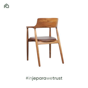 Disfrute de un Asiento Refinado con la Moderna Silla Hiro, Fabricada en Madera de Teca con Cojines Tapizados para Comodidad Diaria en la Sala de Estar del Hotel - Product Image 5