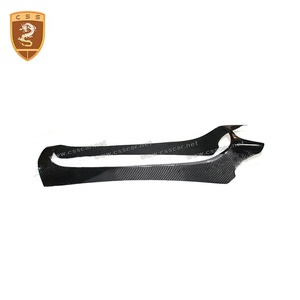 De fibra de carbono del Interior del coche Trim para R8 V8 V10 Spyder Monitor de aire de ventilación rodean recorte cubierta - Product Image 6