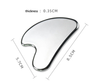 Masseur facial amincissant en acier inoxydable 304, rouleau facial Gua Sha, soin anti-âge de la peau, ensemble de massage beauté