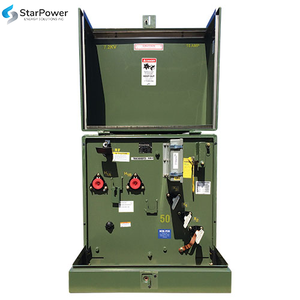 Transformador monofásico de pedestal 75KVA 100KVA 12000V a 208/120V Transformador montado en almohadilla monofásico - Product Image 1