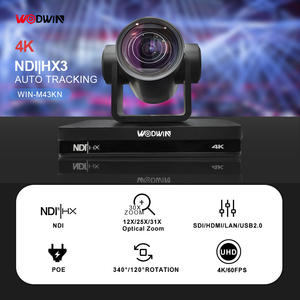 Système audio de vidéoconférence 4K NDI HX3 avec suivi automatique 12X 25X 31x <span class=keywords><strong>zoom</strong></span> optique avec POE Living Stream Caméra PTZ 4K NDI IP SDI - Product Image 2