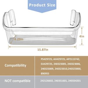 Étagère de porte de réfrigérateur 240323002 compatible avec Frigidaire/<span class=keywords><strong>Electrolux</strong></span>, remplace PS429725, AP2115742, AH429725 et plus encore - Product Image 2