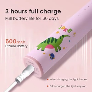 Cepillo de Dientes Eléctrico Sónico Inteligente con Posicionamiento Acústico de Calidad OEM al por Mayor, Cepillo de Dientes Eléctrico para Niños - Product Image 5