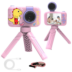 Appareil photo numérique enfant en bas âge avec objectif rabattable à 180 ° et support <span class=keywords><strong>d</strong></span>'écran IPS de 2,4 pouces Caractéristiques de l'appareil photo Cadeaux de festival <span class=keywords><strong>d</strong></span>'<span class=keywords><strong>anniversaire</strong></span> présents - Product Image 3