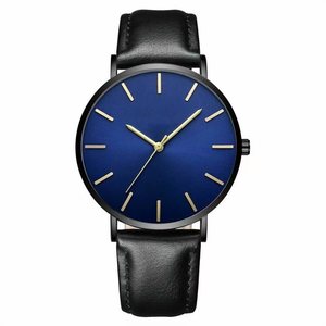Montre à bracelet en cuir la plus vendue, cadran simple, design confortable, style moderne, montre unisexe - Product Image 2