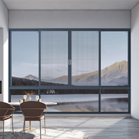 Ventanas de Vidrio para Uso Doméstico, para Balcón o Dormitorio, Fáciles de Instalar, Resistentes al Agua y al Viento, Ventanas Corredizas