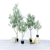 Ramas de Olivo Artificiales al por Mayor para Arreglos de Centros de Mesa de Boda, Árboles Artificiales para Bodas