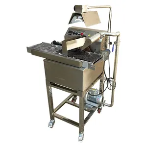 Top Fashion Chocolate Making Machine Enrobing Chocolate Belt Coating Machine