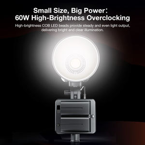 Lumière vidéo continue LED bicolore pour l'enregistrement photo et vidéo en studio compatible <span class=keywords><strong>TikTok</strong></span> et téléphone à piles - Product Image 3