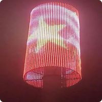 Pantalla LED de Malla RGB T12 para Exteriores, para Tiendas Minoristas y Exteriores de Edificios, IP65 Resistente al Agua, Uso en Ascensores