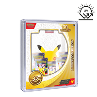 Vitrine de présentation en acrylique résistante aux UV pour collection de cartes à collectionner, édition 30e anniversaire, pour PTCG