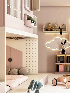 Diseño Personalización Loft Camas Wabi-Sabi y estilo antiguo Habitaciones infantiles Planificación general del espacio literas para niños, hogar Retro - Product Image 2