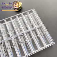 Moule à Chocolat en Polycarbonate Barre d'Or Tangba, Moule à Bonbons en Plastique Long Personnalisable, Outil à Gâteau Épaissi en PC
