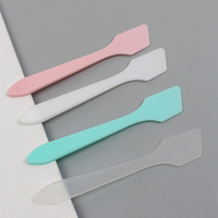 Spatules cosmétiques en plastique, grattoir, brosse plate pour mélanger les crèmes et masques, outil de beauté pour le soin de la peau et le maquillage