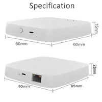 Tuya – Hub de passerelle filaire intelligent Zigbee, Wifi, pont pour maison intelligente, télécommande sans fil, commande vocale, fonctionne avec Alexa Google Home Android